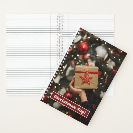 Kerstboom met Gift Notitieboek (Binnen)