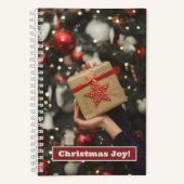 Kerstboom met Gift Notitieboek (Voorkant)