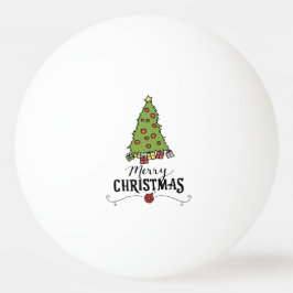 Kerstboom met Giften Decoratie Pingpongbal