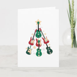 KERSTBOOM MET GITAREN KAART