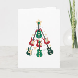 KERSTBOOM MET GITAREN KAART