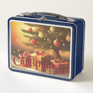 Kerstboom met Gouden Cadeaus