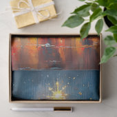 Kerstboom met Gouden Ster Schilderij Decoupage Tissuepapier (Geschenk)