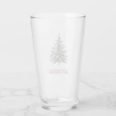 Kerstboom met hart glas (Achterkant)