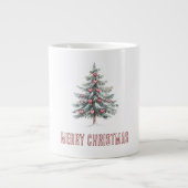 Kerstboom met hart grote koffiekop (Voorkant)