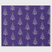 Kerstboom met honkbal en rode sokken cadeaupapier (Vlak)