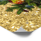 kerstboom met jaartal poster (Hoek)