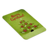 Kerstboom met kat- en vissieranalen magneet (Rechterzijde)