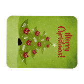 Kerstboom met kat- en vissieranalen magneet (Horizontaal)