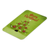 Kerstboom met kat- en vissieranalen magneet (Linkerzijde)