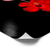 Kerstboom met kerstmis in Santa Pink Perfect Poster (Hoek)