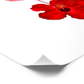 Kerstboom met kerstmis in Santa Pink Perfect Poster (Hoek)