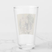 kerstboom met kerstsneeuw glas (Achterkant)