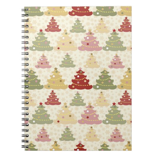 kerstboom met kleur notitieboek (Voorkant)