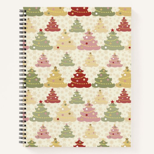 kerstboom met kleur notitieboek (Voorkant)