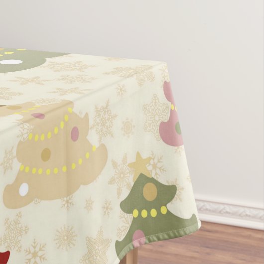 kerstboom met kleur tafelkleed (Voorbeeld)