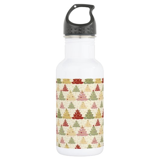 kerstboom met kleur waterfles  (Voorkant)