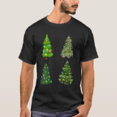 kerstboom met LED Light Pine Tree Light T-shirt (Voorkant)
