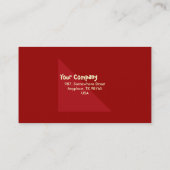 Kerstboom met lichtbundels visitekaartje (Achterkant)