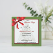 kerstboom met lint kaart (Staand voorkant)