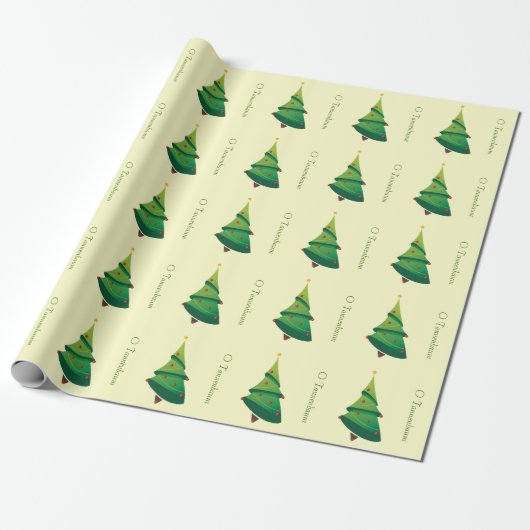 kerstboom met omlooppapier van Tannenbaum Cadeaupapier (Uitgerold)