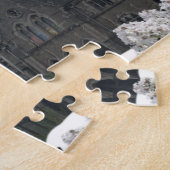 Kerstboom met oude kerk legpuzzel (Zijkant)