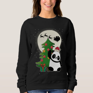 kerstboom met Panda-kerstcadeau Trui