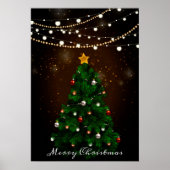 Kerstboom met Poster van snaarverlichting (Voorkant)