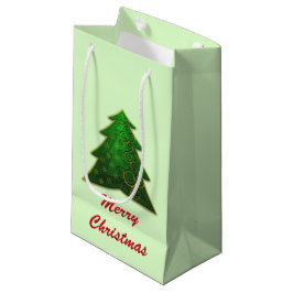 Kerstboom met Prettig Kerstfeest Klein Cadeauzakje
