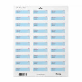 kerstboom met rode sterlabels etiket (Full Sheet)