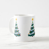 Kerstboom met Sneeuw Mok (Voorkant links)