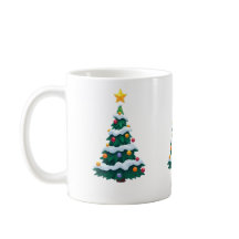 Kerstboom met Sneeuw Mok