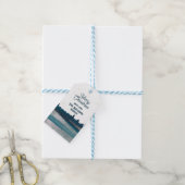 kerstboom met sneeuwkerkerst cadeaulabel (Met Touw)