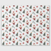 kerstboom met snoepriet cadeaupapier (Vlak)