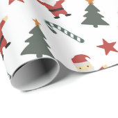 kerstboom met snoepriet cadeaupapier (Rol Hoek)