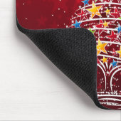 kerstboom met Star-dekking Muismat (Hoek)