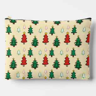 Kerstboom met ster topper naadloos patroon etui