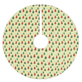 Kerstboom met ster topper naadloos patroon kerstboom rok