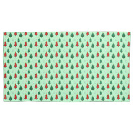 Kerstboom met ster topper naadloos patroon kussensloop