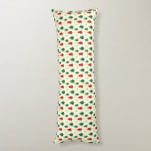 Kerstboom met ster topper naadloos patroon lichaamskussen (Achterkant (Verticaal))