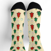 Kerstboom met ster topper naadloos patroon