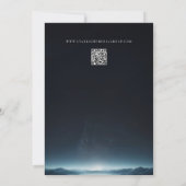 Kerstboom met ster uitnodiging (Achterkant)