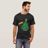 kerstboom met teken t-shirt (Voorkant volledig)