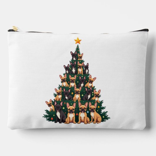 Kerstboom Met Terriër Honden Kerstcadeau Etui (Voorkant)