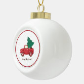 kerstboom met versiering van keramische autobomen keramische bal ornament (Rechts)