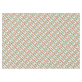 kerstboom met versiering van rode bogen en met kun tafelkleed (Voorkant (Horizontaal))