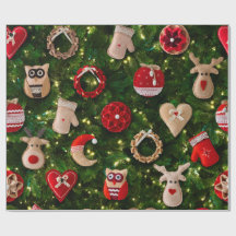 Kerstboom met vilt speelgoed