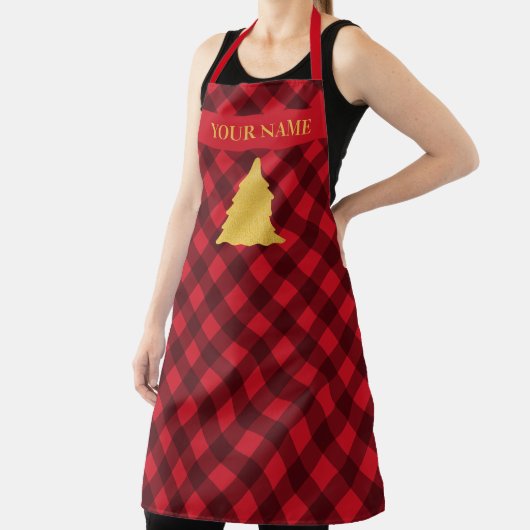 kerstboom met zwarte buffels schort (Insitu)