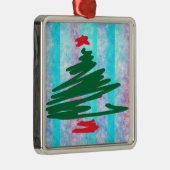 kerstboom metalen ornament (Rechts)