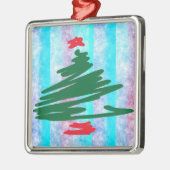 kerstboom metalen ornament (Links)